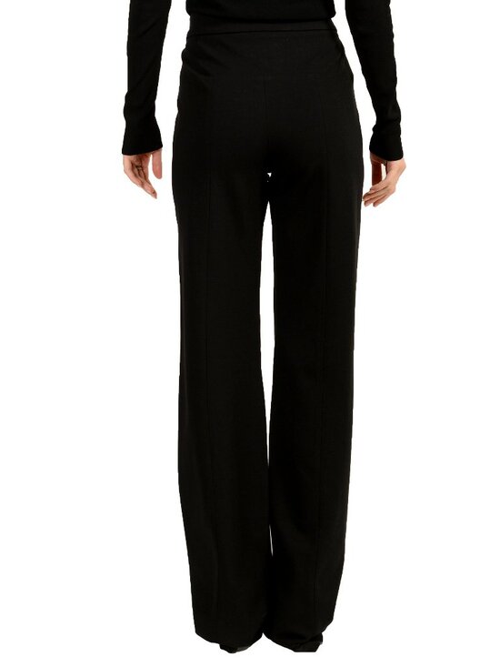 Versace Jeans Couture Women's Black Flat Front Straight Leg Pants US 26 IT 40 - Picture 3 of 4